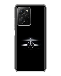 Чехол для Xiaomi POCO X5 Pro (5G) с картинкой «Mercedes — абстрактные линии» Чехол для Xiaomi POCO X5 Pro (5G) с картинкой «Mercedes — абстрактные линии»