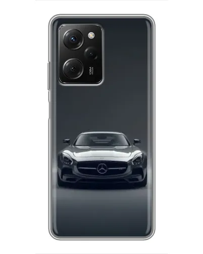 Чехол для Xiaomi POCO X5 Pro (5G) с картинкой «Mercedes на черном» Чехол для Xiaomi POCO X5 Pro (5G) с картинкой «Mercedes на черном»