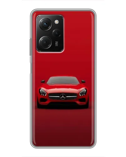 Чехол для Xiaomi POCO X5 Pro (5G) с картинкой «Красный Mercedes AMG» Чехол для Xiaomi POCO X5 Pro (5G) с картинкой «Красный Mercedes AMG»