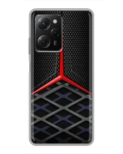 Чехол для Xiaomi POCO X5 Pro (5G) с картинкой «Mercedes Carbon Grid»