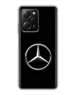 Чехол для Xiaomi POCO X5 Pro (5G) с картинкой «Mercedes классический лого»
