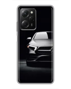 Чехол для Xiaomi POCO X5 Pro (5G) с картинкой «Свет фар Mercedes»