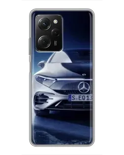 Чехол для Xiaomi POCO X5 Pro (5G) с картинкой «Mercedes EQ — будущее»