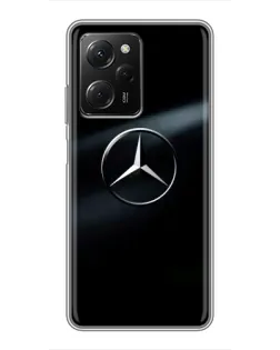 Чохол для Xiaomi POCO X5 Pro (5G) з картинкою «Mercedes на металі»