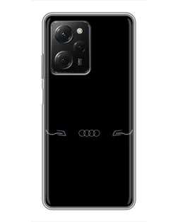 Чехол для Xiaomi POCO X5 Pro (5G) с картинкой «Audi — световой подпись» Чехол для Xiaomi POCO X5 Pro (5G) с картинкой «Audi — световой подпись»