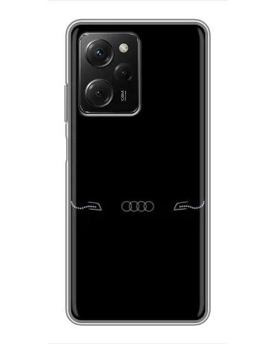 Чехол для Xiaomi POCO X5 Pro (5G) с картинкой «Audi — световой подпись»