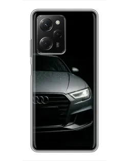 Чехол для Xiaomi POCO X5 Pro (5G) с картинкой «Audi — детализация кузова» Чехол для Xiaomi POCO X5 Pro (5G) с картинкой «Audi — детализация кузова»