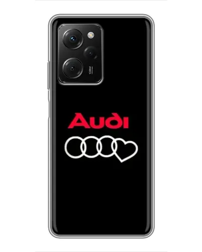 Чехол для Xiaomi POCO X5 Pro (5G) с картинкой «Логотип Audi Heart»