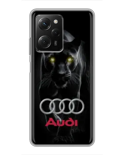 Чехол для Xiaomi POCO X5 Pro (5G) с картинкой «Пантера и Audi»