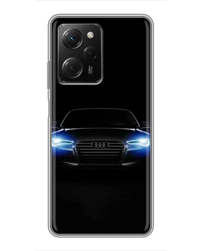Чехол для Xiaomi POCO X5 Pro (5G) с картинкой «Audi в неоне»