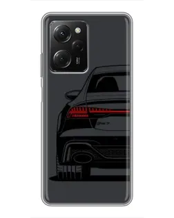 Чехол для Xiaomi POCO X5 Pro (5G) с картинкой «Задняя часть Audi — арт»