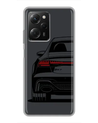 Чехол для Xiaomi POCO X5 Pro (5G) с картинкой «Задняя часть Audi — арт»