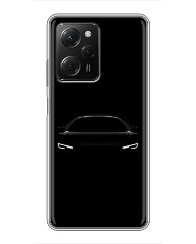 Чехол для Xiaomi POCO X5 Pro (5G) с картинкой «Взгляд Audi в темноте»
