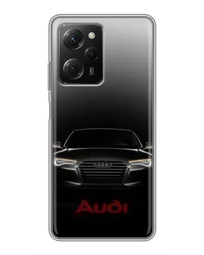 Чехол для Xiaomi POCO X5 Pro (5G) с картинкой «Audi — градиентный контур»