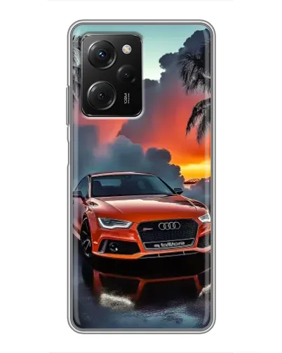 Чехол для Xiaomi POCO X5 Pro (5G) с картинкой «Audi — закат»