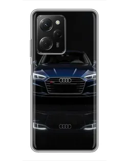 Чехол для Xiaomi POCO X5 Pro (5G) с картинкой «Audi — ночное отражение»