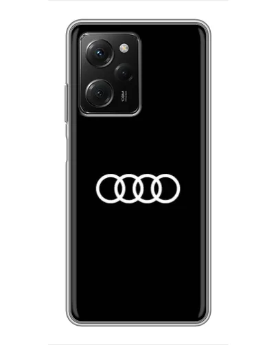 Чехол для Xiaomi POCO X5 Pro (5G) с картинкой «Audi White Logo»