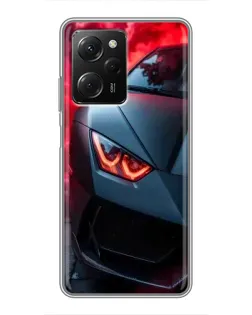 Чехол для Xiaomi POCO X5 Pro (5G) с картинкой «Lamborghini красное сияние» Чехол для Xiaomi POCO X5 Pro (5G) с картинкой «Lamborghini красное сияние»