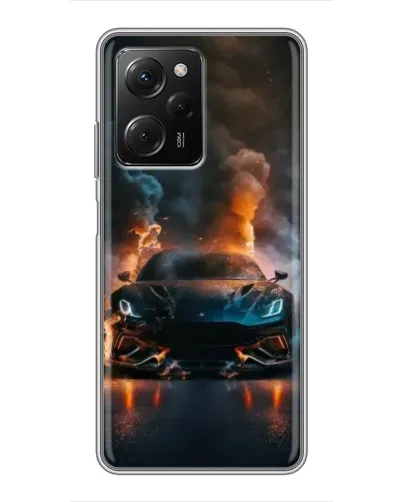Чехол для Xiaomi POCO X5 Pro (5G) с картинкой «Lamborghini дымная эстетика» Чехол для Xiaomi POCO X5 Pro (5G) с картинкой «Lamborghini дымная эстетика»