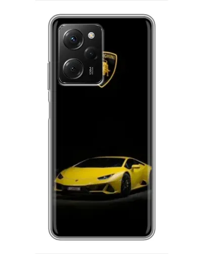 Чехол для Xiaomi POCO X5 Pro (5G) с картинкой «Lamborghini желтый акцент» Чехол для Xiaomi POCO X5 Pro (5G) с картинкой «Lamborghini желтый акцент»