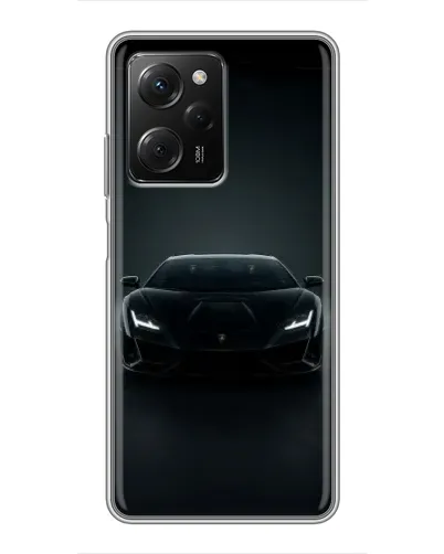 Чехол для Xiaomi POCO X5 Pro (5G) с картинкой «Черный Lamborghini Aventador» Чехол для Xiaomi POCO X5 Pro (5G) с картинкой «Черный Lamborghini Aventador»