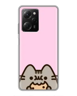 Чохол для Xiaomi POCO X5 Pro (5G) з картинкою «Pusheen та печиво» Чохол для Xiaomi POCO X5 Pro (5G) з картинкою «Pusheen та печиво»