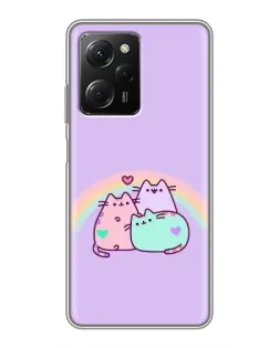 Чехол для Xiaomi POCO X5 Pro (5G) с картинкой «Радужные Пушины» Чехол для Xiaomi POCO X5 Pro (5G) с картинкой «Радужные Пушины»