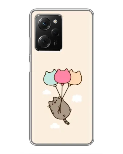 Чехол для Xiaomi POCO X5 Pro (5G) с картинкой «Пушин на шариках» Чехол для Xiaomi POCO X5 Pro (5G) с картинкой «Пушин на шариках»