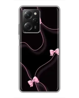 Чехол для Xiaomi POCO X5 Pro (5G) с картинкой «Розовые ленты»