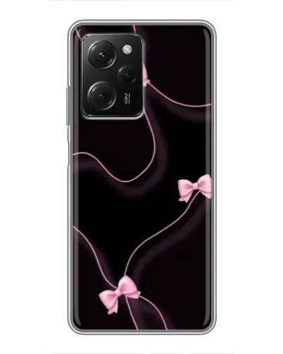 Чехол для Xiaomi POCO X5 Pro (5G) с картинкой «Розовые ленты» Чехол для Xiaomi POCO X5 Pro (5G) с картинкой «Розовые ленты»