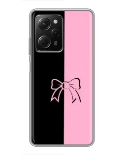 Чехол для Xiaomi POCO X5 Pro (5G) с картинкой «Половинки банта»