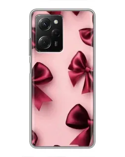 Чехол для Xiaomi POCO X5 Pro (5G) с картинкой «Бордовый атлас»