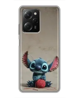 Чехол для Xiaomi POCO X5 Pro (5G) с картинкой «Стич на коричневом фоне» Чехол для Xiaomi POCO X5 Pro (5G) с картинкой «Стич на коричневом фоне»