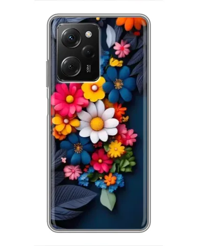 Чехол для Xiaomi POCO X5 Pro (5G) с картинкой «Цветочная феерия»