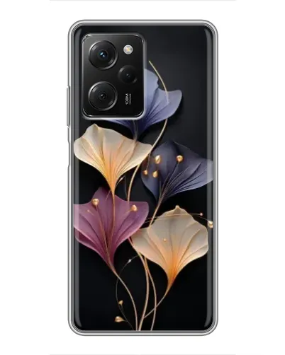 Чехол для Xiaomi POCO X5 Pro (5G) с картинкой «Лиловые цветы грации»