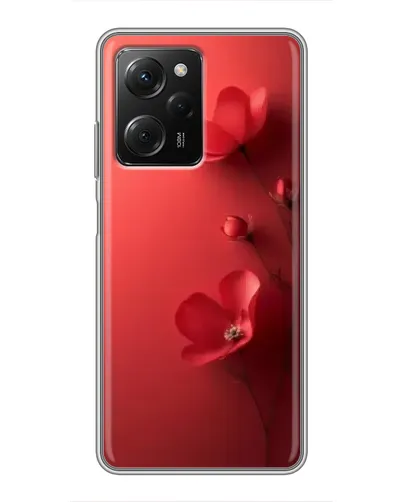 Чехол для Xiaomi POCO X5 Pro (5G) с картинкой «Маковые соцветия»