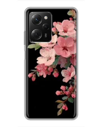 Чехол для Xiaomi POCO X5 Pro (5G) с картинкой «Розовая ветка сакуры»