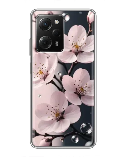 Чехол для Xiaomi POCO X5 Pro (5G) с картинкой «Нежная сакура и капли» Чехол для Xiaomi POCO X5 Pro (5G) с картинкой «Нежная сакура и капли»