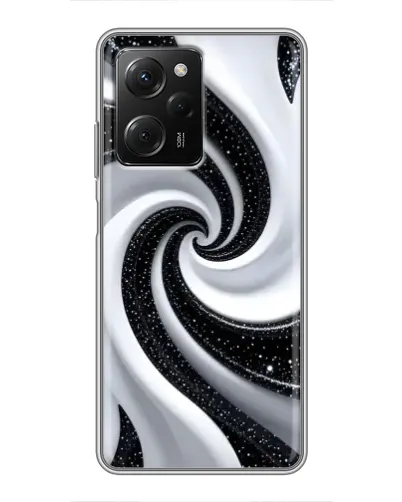 Чехол для Xiaomi POCO X5 Pro (5G) с картинкой «Черно-белая спираль» Чехол для Xiaomi POCO X5 Pro (5G) с картинкой «Черно-белая спираль»