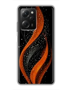 Чехол для Xiaomi POCO X5 Pro (5G) с картинкой «Огненная звездная волна»