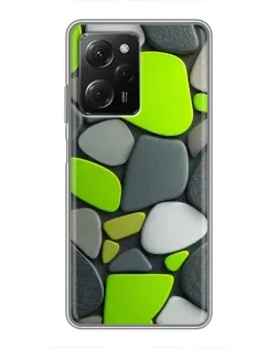 Чехол для Xiaomi POCO X5 Pro (5G) с картинкой «Яркая неоновая галька»