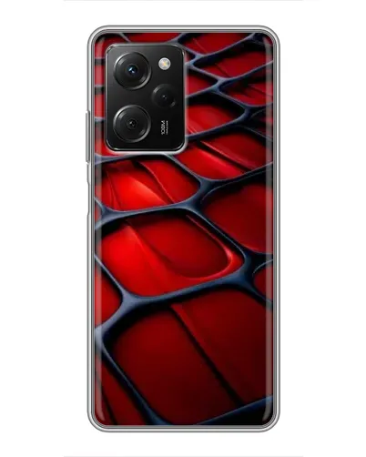 Чехол для Xiaomi POCO X5 Pro (5G) с картинкой «Красная глянцевая сетка» Чехол для Xiaomi POCO X5 Pro (5G) с картинкой «Красная глянцевая сетка»