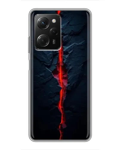 Чехол для Xiaomi POCO X5 Pro (5G) с картинкой «Kрасная лавовая трещина» Чехол для Xiaomi POCO X5 Pro (5G) с картинкой «Kрасная лавовая трещина»