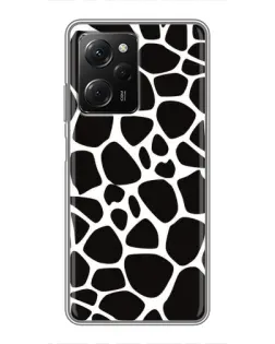 Чехол для Xiaomi POCO X5 Pro (5G) с картинкой «Черно-белый жираф»