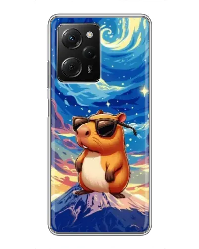 Чехол для Xiaomi POCO X5 Pro (5G) с картинкой «Капибара Ван Гога»