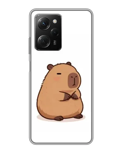 Чехол для Xiaomi POCO X5 Pro (5G) с картинкой «Толстенькая капибара»