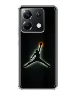Чохол для Xiaomi POCO X6 5G з картинкою «Jordan Gradient Logo» Чохол для Xiaomi POCO X6 5G з картинкою «Jordan Gradient Logo»