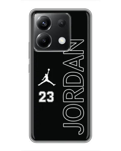 Чехол для Xiaomi POCO X6 5G с картинкой «Jordan Vertical»