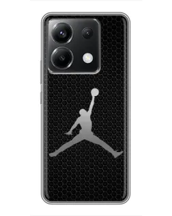 Чехол для Xiaomi POCO X6 5G с картинкой «Jordan Dark Carbon»