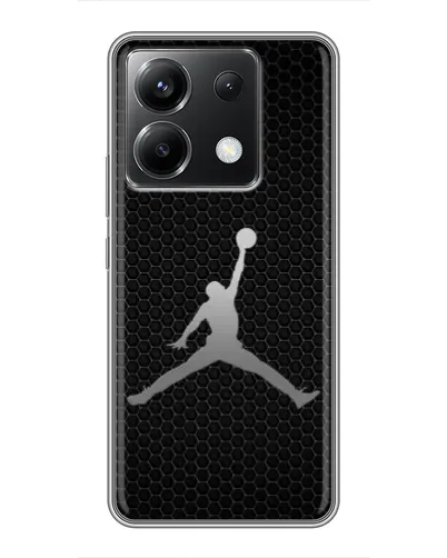 Чехол для Xiaomi POCO X6 5G с картинкой «Jordan Dark Carbon»
